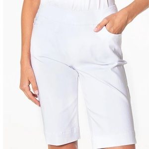 Sport Haley White Bermuda Golf Shorts
